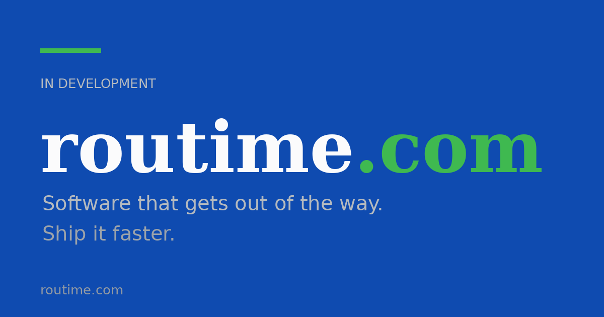 Link preview image for routime.com